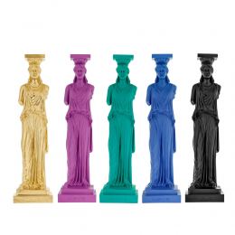 Karyatis or Caryatid, Ancient Greek Statue of Acropolis 37cm All Colors