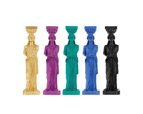 Karyatis or Caryatid, Ancient Greek Statue of Acropolis 26cm Colors