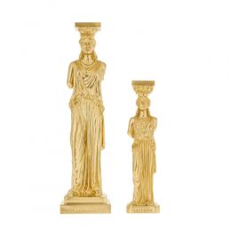 Karyatis or Caryatid, Ancient Greek Statue of Acropolis Gold All Sizes