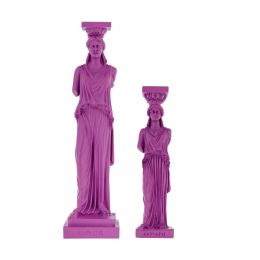 Karyatis or Caryatid, Ancient Greek Statue of Acropolis Violet All Sizes