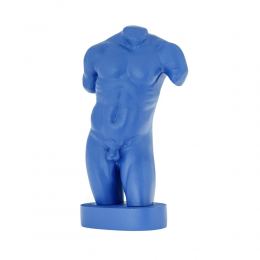 Male Body Modern Statue, 21cm / 8.2'', Blue