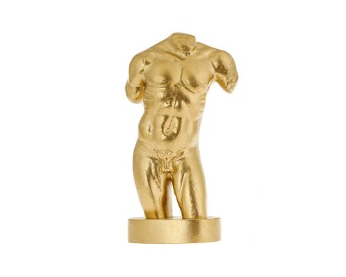 Male Body Modern Statue, 21cm / 8.2'', Gold