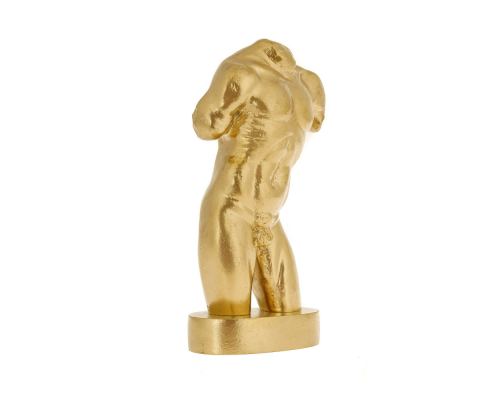 Male Body Modern Statue, 21cm Gold 1