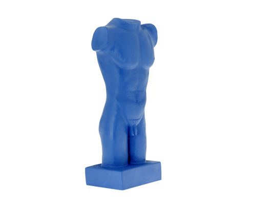 Male Body Modern Statue, 43cm Blue 1