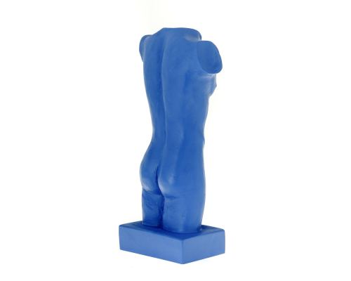 Male Body Modern Statue, 43cm Blue 3