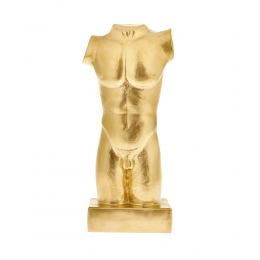 Male Body Modern Statue, 43cm / 16.9'', Gold