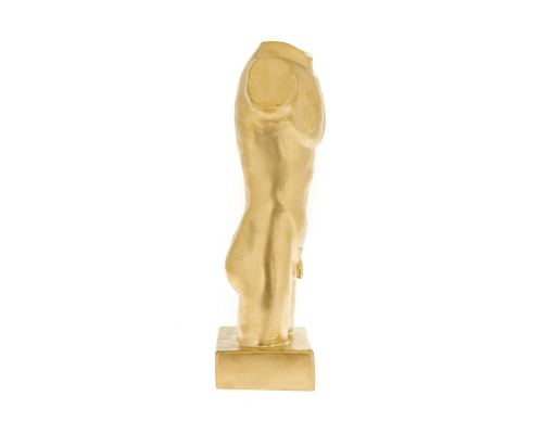 Male Body Modern Statue, 43cm Gold 3