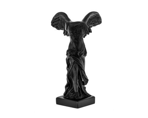 Nike Winged Goddess of Samothrace or Victory Goddess, Ancient Greek Statue 19 cm, Black 1