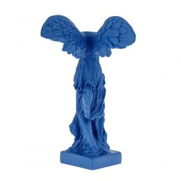 Nike Winged Goddess of Samothrace or Victory Goddess, Ancient Greek Statue 19 cm Blue 3