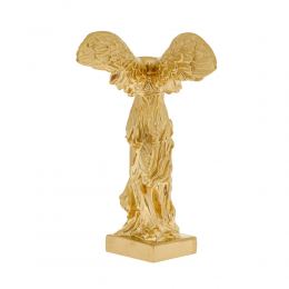 Nike Winged Goddess of Samothrace or Victory Goddess, Ancient Greek Statue 19 cm Gold 3