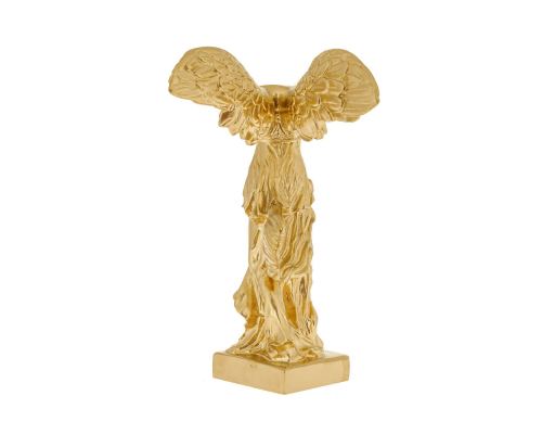 Nike Winged Goddess of Samothrace or Victory Goddess, Ancient Greek Statue 19 cm Gold 3