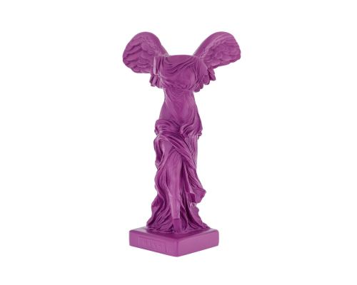 Nike Winged Goddess of Samothrace or Victory Goddess, Ancient Greek Statue 19 cm Violet 1
