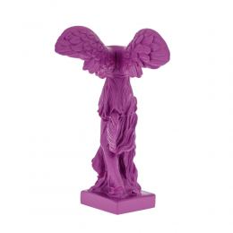 Nike Winged Goddess of Samothrace or Victory Goddess, Ancient Greek Statue 19 cm Violet 3