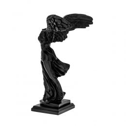 Nike Winged Goddess of Samothrace or Victory Goddess, Ancient Greek Statue 30 cm, Black 2