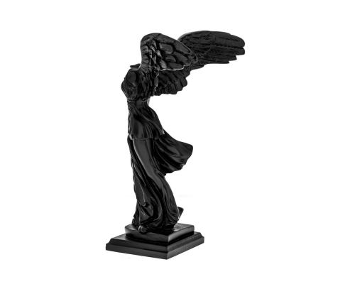 Nike Winged Goddess of Samothrace or Victory Goddess, Ancient Greek Statue 30 cm, Black 2