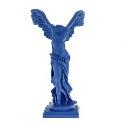 Nike Winged Goddess of Samothrace or Victory Goddess, Ancient Greek Statue 30 cm Blue 1