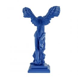Nike Winged Goddess of Samothrace or Victory Goddess, Ancient Greek Statue 30 cm Blue 3
