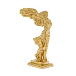Nike Winged Goddess of Samothrace or Victory Goddess, Ancient Greek Statue 30 cm / 11.8'', Gold