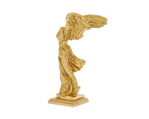 Nike Winged Goddess of Samothrace or Victory Goddess, Ancient Greek Statue 30 cm Gold 2
