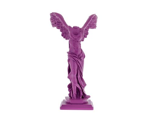 Nike Winged Goddess of Samothrace or Victory Goddess, Ancient Greek Statue 36 cm Violet 1