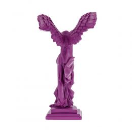 Nike Winged Goddess of Samothrace or Victory Goddess, Ancient Greek Statue 30 cm Violet 3