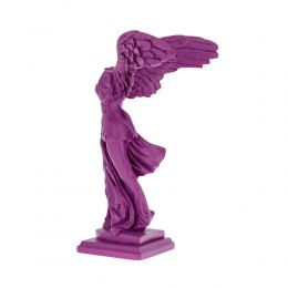 Nike Winged Goddess of Samothrace or Victory Goddess, Ancient Greek Statue 30 cm Violet 2