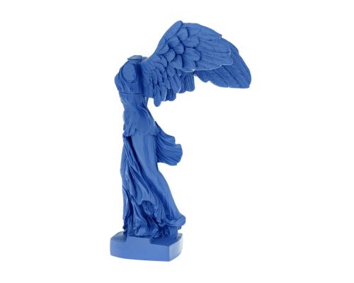 Nike Winged Goddess of Samothrace or Victory Goddess, Ancient Greek Statue 36 cm Blue 2