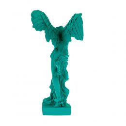 Nike Winged Goddess of Samothrace or Victory Goddess, Ancient Greek Statue 36 cm Bright Green 3