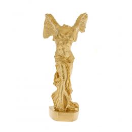 Nike Winged Goddess of Samothrace or Victory Goddess, Ancient Greek Statue 36 cm, Gold 1