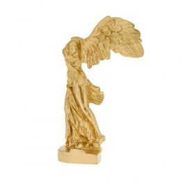 Nike Winged Goddess of Samothrace or Victory Goddess, Ancient Greek Statue 36 cm, Gold 2