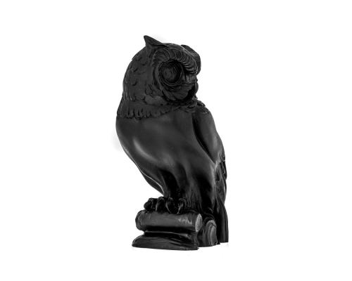 Owl of Minerva or Owl of Goddess Athena Statue, 16cm Black Color 1