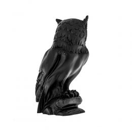 Owl of Minerva or Owl of Goddess Athena Statue, 16cm Black Color 3