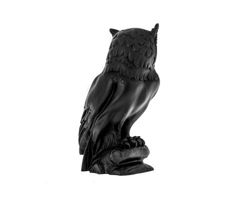 Άγαλμα, Κουκουβάγια της Θεάς Αθηνάς, 16cm, Μαύρο 3