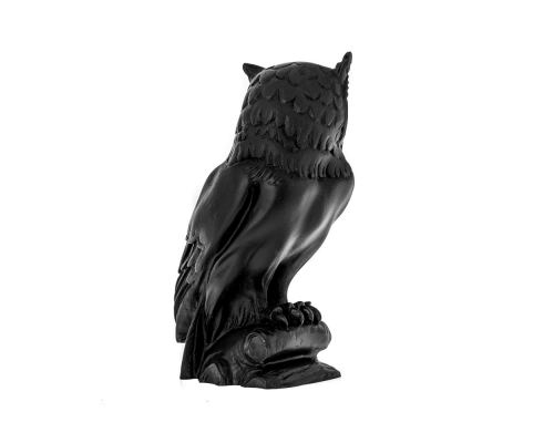 Owl of Minerva or Owl of Goddess Athena Statue, 16cm Black Color 3