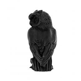 Άγαλμα, Κουκουβάγια της Θεάς Αθηνάς, 16cm, Μαύρο 4