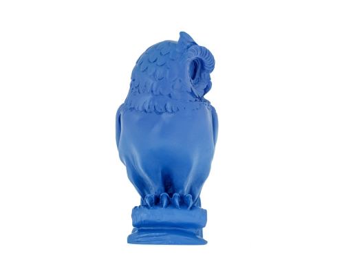 Owl of Minerva or Owl of Goddess Athena Statue, 16cm Blue 1