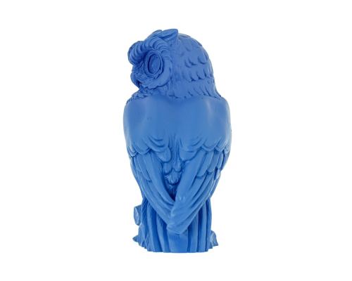 Owl of Minerva or Owl of Goddess Athena Statue, 16cm Blue 4