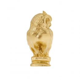 Owl of Minerva or Owl of Goddess Athena Statue, 16cm Gold 2