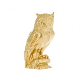 Owl of Minerva or Owl of Goddess Athena Statue, 16cm Gold 3
