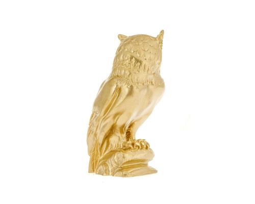 Owl of Minerva or Owl of Goddess Athena Statue, 16cm Gold 3