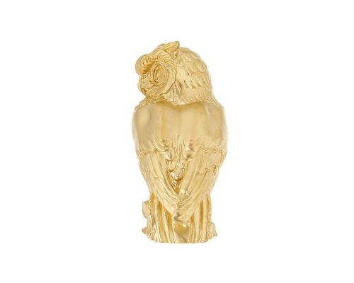Owl of Minerva or Owl of Goddess Athena Statue, 16cm Gold 4
