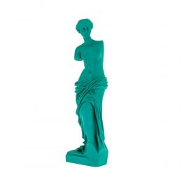 Aphrodite of Milos or Venus de Milo Statue, 23cm / 9'', Bright Green