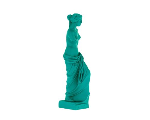 Aphrodite of Milos or Venus de Milo Statue, 23cm Bright Green 2