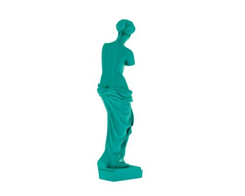 Aphrodite of Milos or Venus de Milo Statue, 23cm Bright Green 1