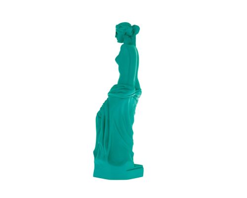 Aphrodite of Milos or Venus de Milo Statue, 23cm Bright Green 3