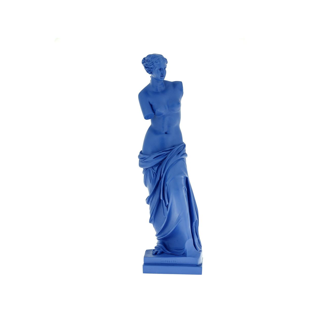 Aphrodite of Milos or Venus de Milo Statue, 40cm, Blue Color 