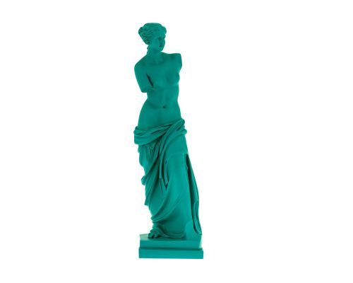 Aphrodite of Milos or Venus de Milo Statue, 40cm / 15.7'', Bright Green