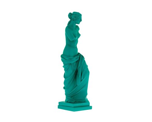 Aphrodite of Milos or Venus de Milo Statue, 40cm Bright Green 3