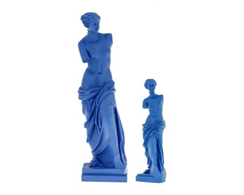 Aphrodite of Milos or Venus de Milo Statue Blue All Sizes