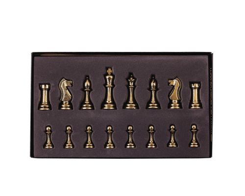 Σκάκι Πολυτελείας Χειροποίητο από Ξύλο Ελιάς και Ξύλο Purple Heart με Κλασσικά Μεταλλικά Πιόνια 7